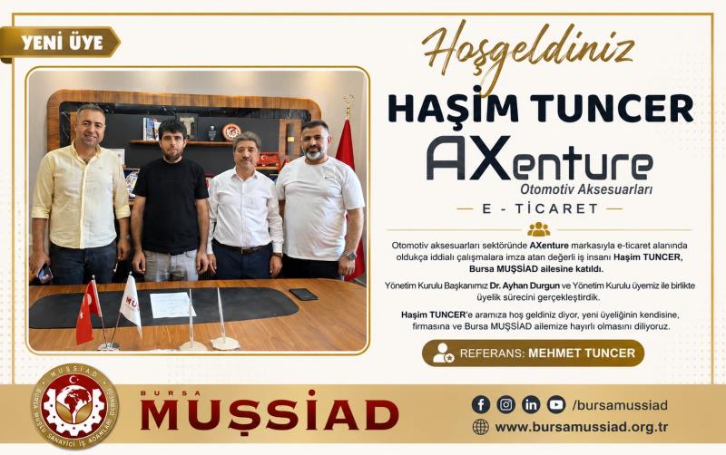 HAŞİM TUNCER | Ailemize Hoş Geldiniz
