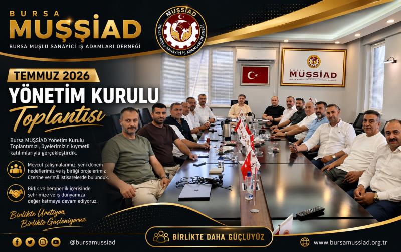 TEMMUZ 2026 YÖNETİM KURULU TOPLANTISI